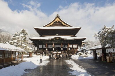 1-Day Winter Tour From Nozawa Onsen: Snow Monkeys, Zenko-ji Temple & Sake