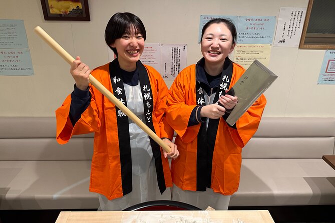 A pairing experience in Sapporo where you can enjoy tempura and 3 kinds of Hokkaido-only sake, along with a soba-noodle making experience! - Key points to know before booking