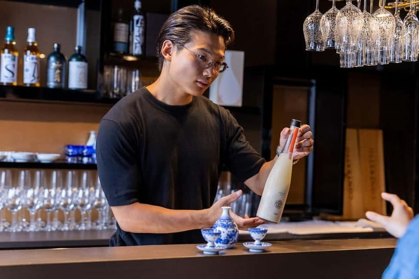 Ginza, Tokyo: Sake Experience with traditional vessels - A simple itinerary with room to ask questions