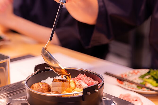 Japanese Sake Tasting & Wagyu Sukiyaki Cooking Class in Tokyo - Is $129 a fair price?