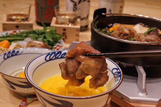 Japanese Sake Tasting & Wagyu Sukiyaki Cooking Class in Tokyo - Practical details that can affect your booking
