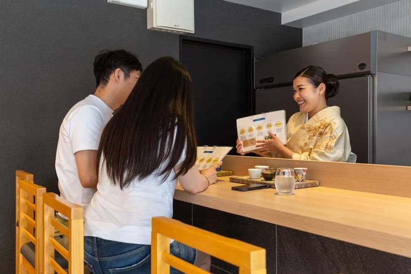 Kyoto: Newly Opened Sake Tasting - Sanjo Chasuian - Why the seven snack pairings matter