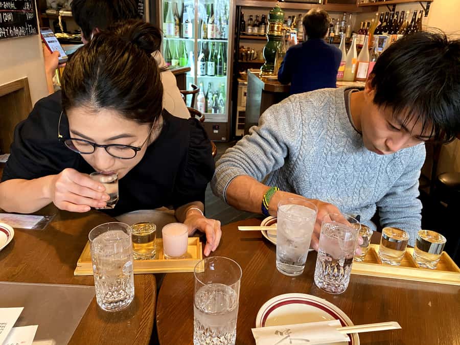 Kyoto: Sake Brewery and Tasting Tour in Fushimi - The main tasting at Fushimi Saka Gura Kouji