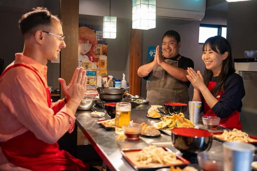 Kyoto Udon & Tempura Cooking Class with Professional Chefs - Finding the class near Kawaramachi and Gion-Shijo