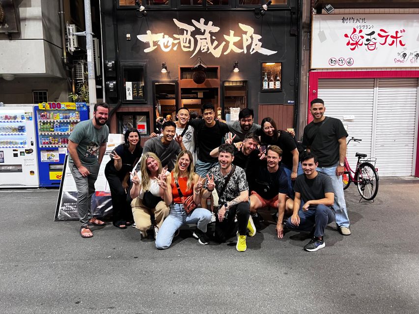 Osaka: Izakaya Bars Guided Walking Tour - Izakaya food, sake, and the extra cost of eating out