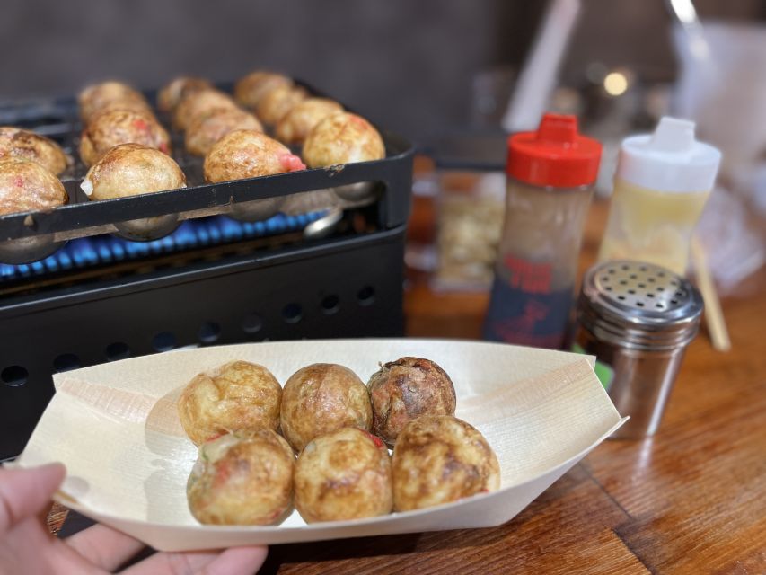 Osaka Sake Tasting with Takoyaki Cooking - More than 10 bottles, with room to compare