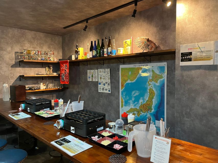 Osaka Sake Tasting with Takoyaki Cooking - A small group makes the class personal