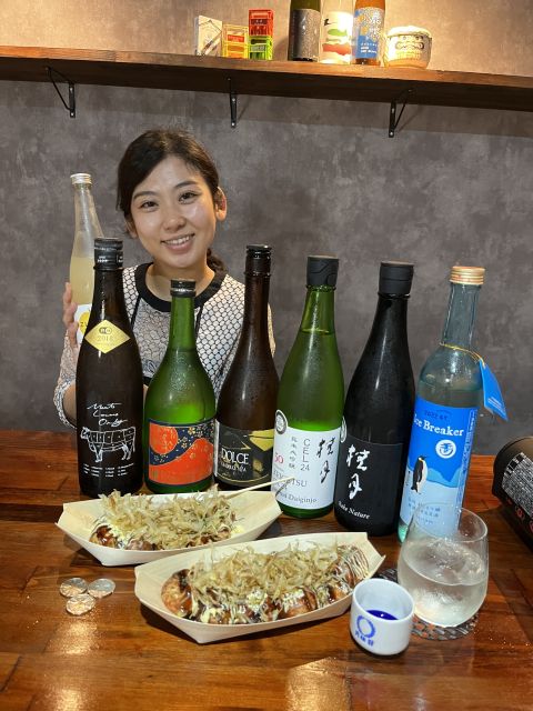 Osaka Sake Tasting with Takoyaki Cooking - Who will enjoy this most?