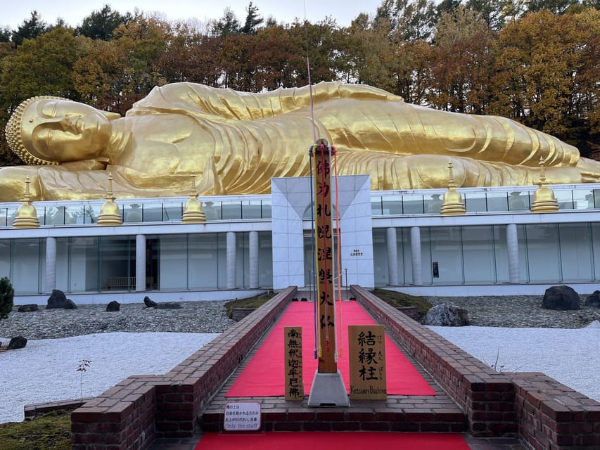 Sapporo: Buddha Hill, TV Tower, and Sake Stand Bar Tour - Butsugan-ji Temple and the 45-meter Nirvana Buddha