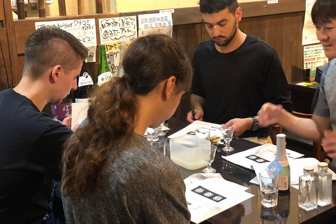 Tasting All Types of Sake with Sommelier - Six or seven pours at a small sake bar