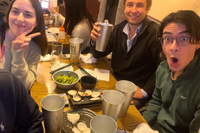 Tokyo Izakaya crawl (A tour of 2 izakayas, 1 bar, and a shrine) - Starting at Omoide Yokocho