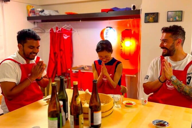 Tokyo: Night Cooking Class: 5 Home-Cooked Japanese Dishes - Meeting the group near Iriya Station