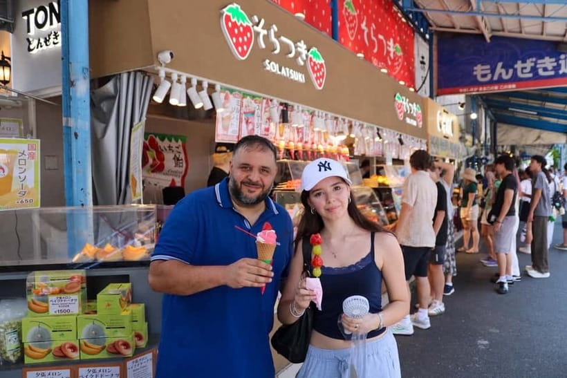 Tokyo: Private Tsukiji Street Food & Sake with Local Guide - A quiet tea and dashi stop after the market
