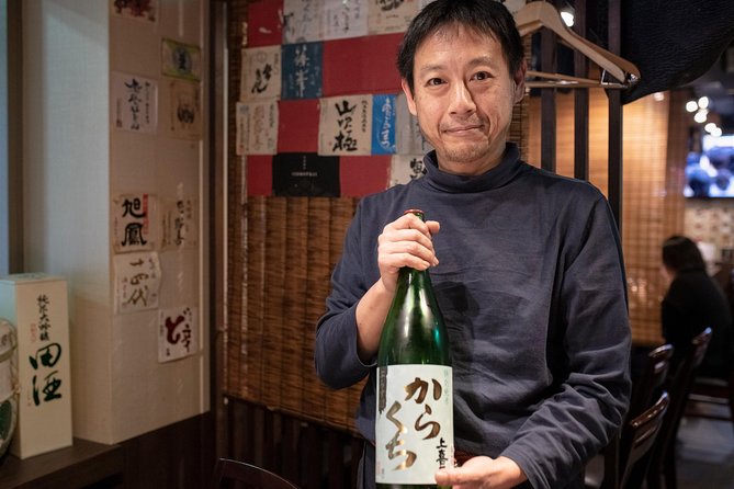 Tokyo Sake Tour with a Local Guide, Private & Tailored to Your Taste - Three bars, six samples, and shared food