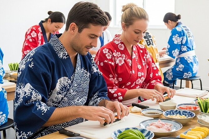 Tokyo Sushi Making Class : Sake Ceremony & Matcha Experience - The Asakusa setting and meeting point