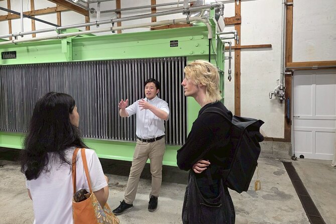 Visit behind the Scenes: Hiroshima Saijo Sake Brewery Tour - Sanyotsuru: make a label with brewery spring water