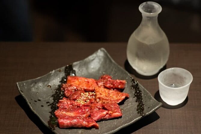 Wagyu BBQ & Sukiyaki with Sake Pairing Experience near Ginza - From sparkling sake to the first plates