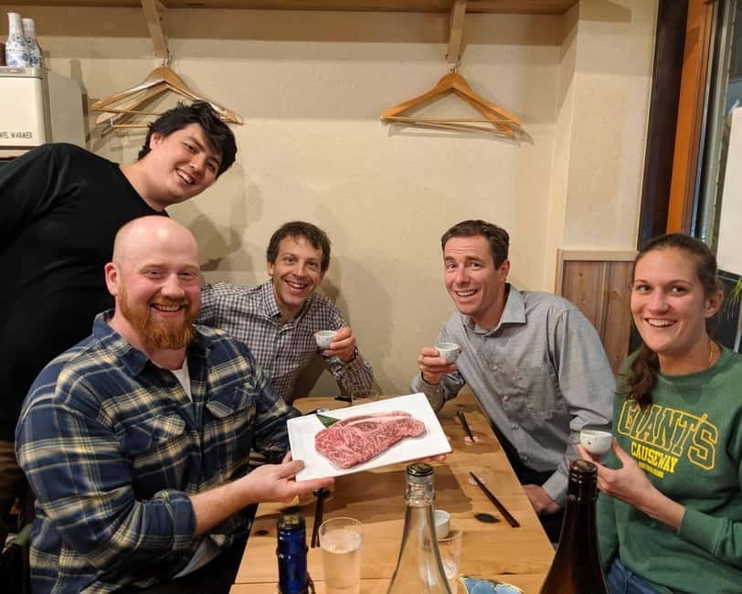 Wagyu & Sake 8 Course Tasting Dinner in Shinjuku - Starting at Ushinobi Sake Bar in Shinjuku