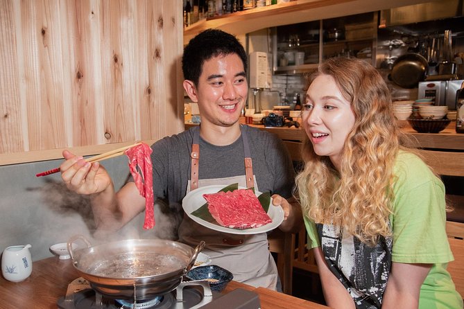 Wagyu & Sake Pairing in Shinjuku – Steak, Shabu-Shabu & More - The small group and the hosts